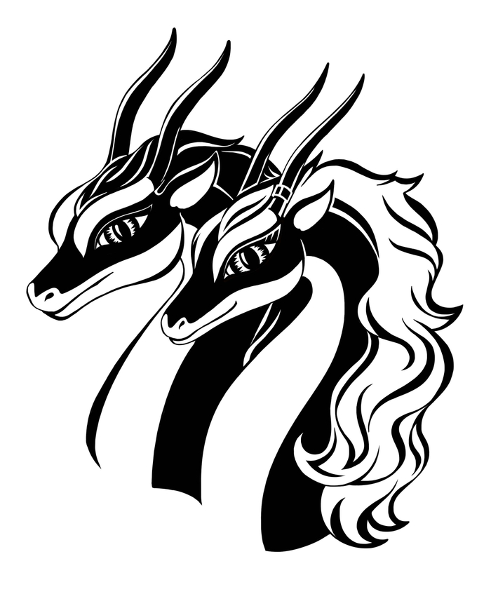 вывеска салона красоты "Here Be Dragons на планете Dimar"