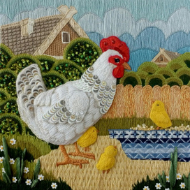 Курочка пеструшечка