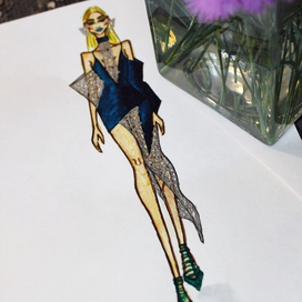 Эскиз платья 