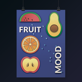 Абстрактный постер