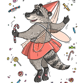 персонаж Енот Сахарная Фея