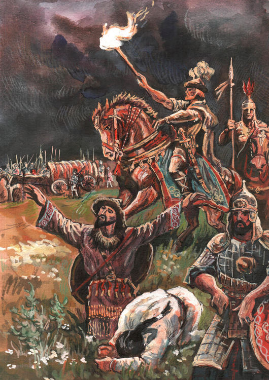 Прибытие булгар в Поволжье