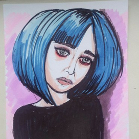 Печальная девушка 2