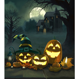 Иллюстрация на Хэллоуин