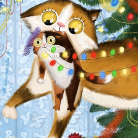 непослушный котенок