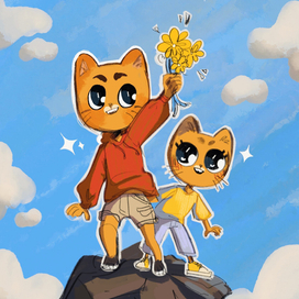 Скетч-обложка детской книги