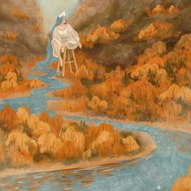 Девушка-река