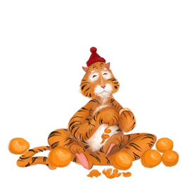 Новогодний тигр