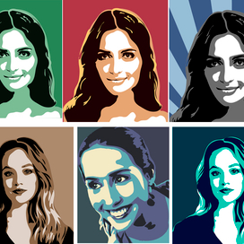 Портреты в стиле POP ART