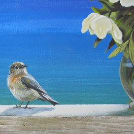 Окно (обманка). Фрагмент.