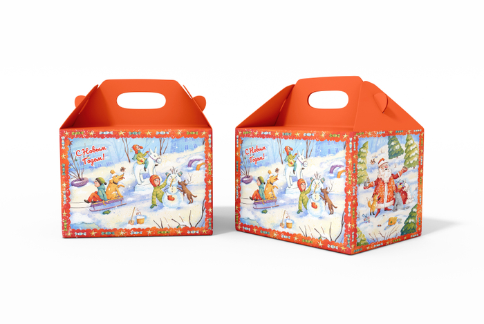 Новогодняя коробка