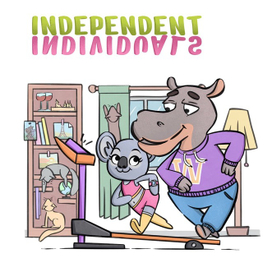 Персонажи для семейной открытки