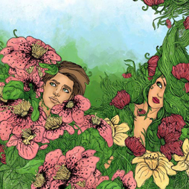 Весна. Открытки в журнал «Изюм».