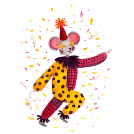 праздничный мышонок