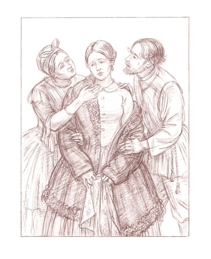 "Не в свои сани не садись" А.Н. Островский; иллюстрация