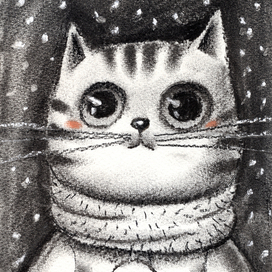 Кот и птичка