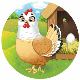 пазл курочка