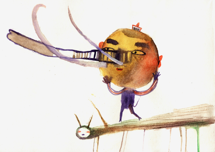 Мальчик-слон и ветка-гусеница