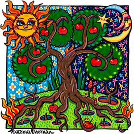 «Молодильные Яблочки»— принт для футболки PROFMAX