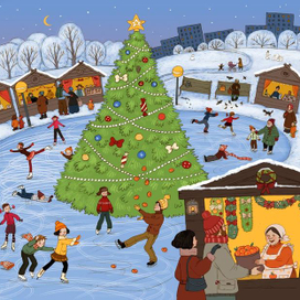 Новогодний каток