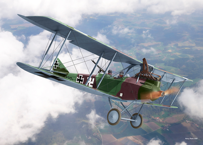 Rumpler C IV (box art for PRINT SCALE )