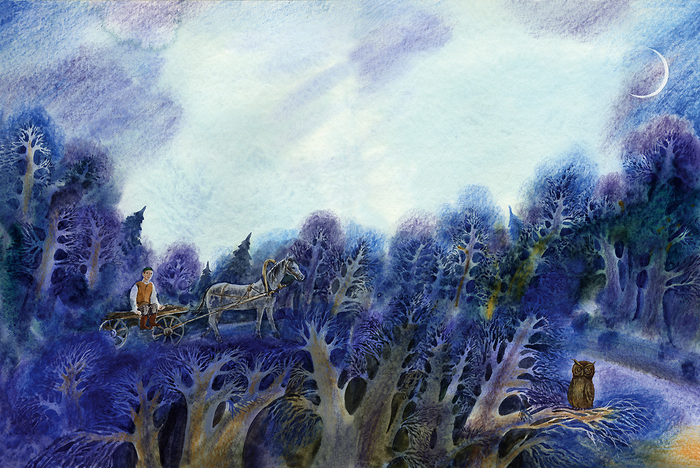 иллюстрация к поэме Г.Тукая " Шурале"