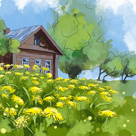 Весенний день