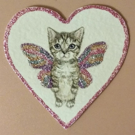 валентинка с котенком