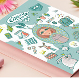 Стикеры для творческой девушки