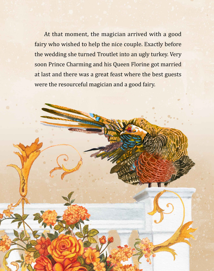 Иллюстрация к сказке "Синяя птица" Мари-Катрин де Онуа