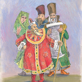 сказка "Дударь и царь"
