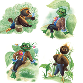 Герои сказки "Кукша"