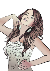 прортрет, девушки в светлом платье