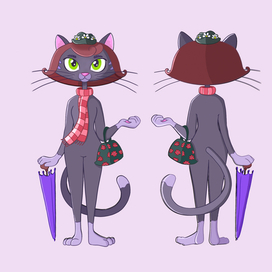 Персонаж Мэри Киттенс для сервиса кэт-ситтеров