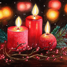 Рождественские свечи