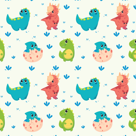 Бесшовный принт для детской одежды