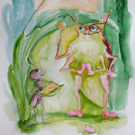 Иллюстрации к сказке "Мироша и жук Атымнечто"