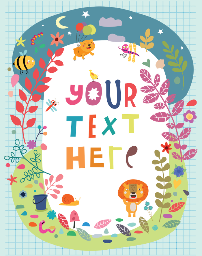 детская открытка