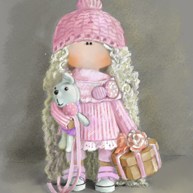 Девочка с зайкой