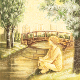 Тополиный пух.