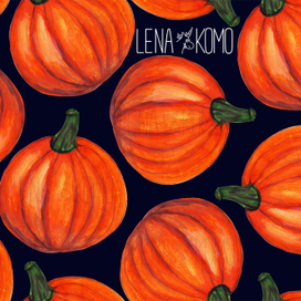 Паттерн "Тыквы". Осенний, яркий, аппетитный.