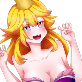 Милая демонесса улыбается вам!