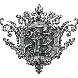Монограмма. Геральдическая композиция