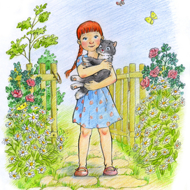 Упрямый котенок вернулся домой