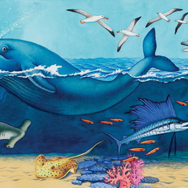 разворот"морские гиганты"