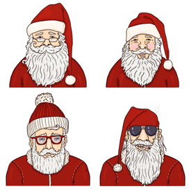 Лица: Санта Клаус.