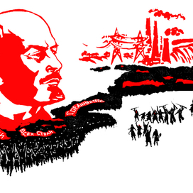 Иллюстрация ко 5й главе 2й части романа "Как закалялась сталь"