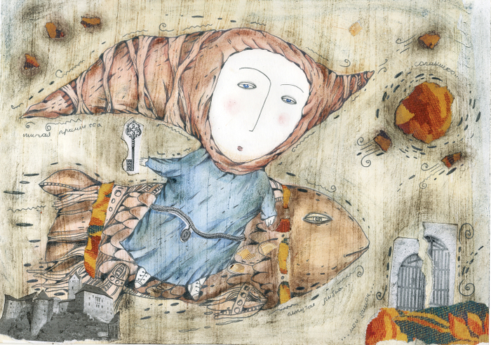 На летучей рыбе