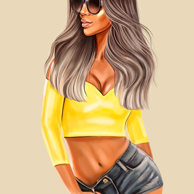 девушка "манго"