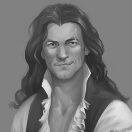 портрет Гастона (красавица и чудовище)